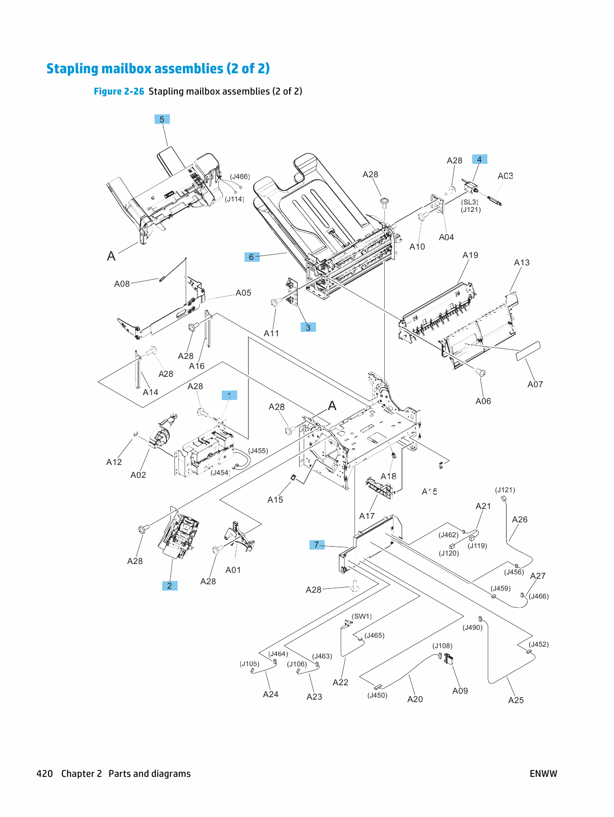 HP LaserJet Enterprise-Color M651 M680-MFP Parts and Repair Manual PDF download-6